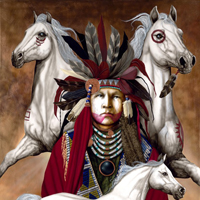 Vision of White Horse Spirit